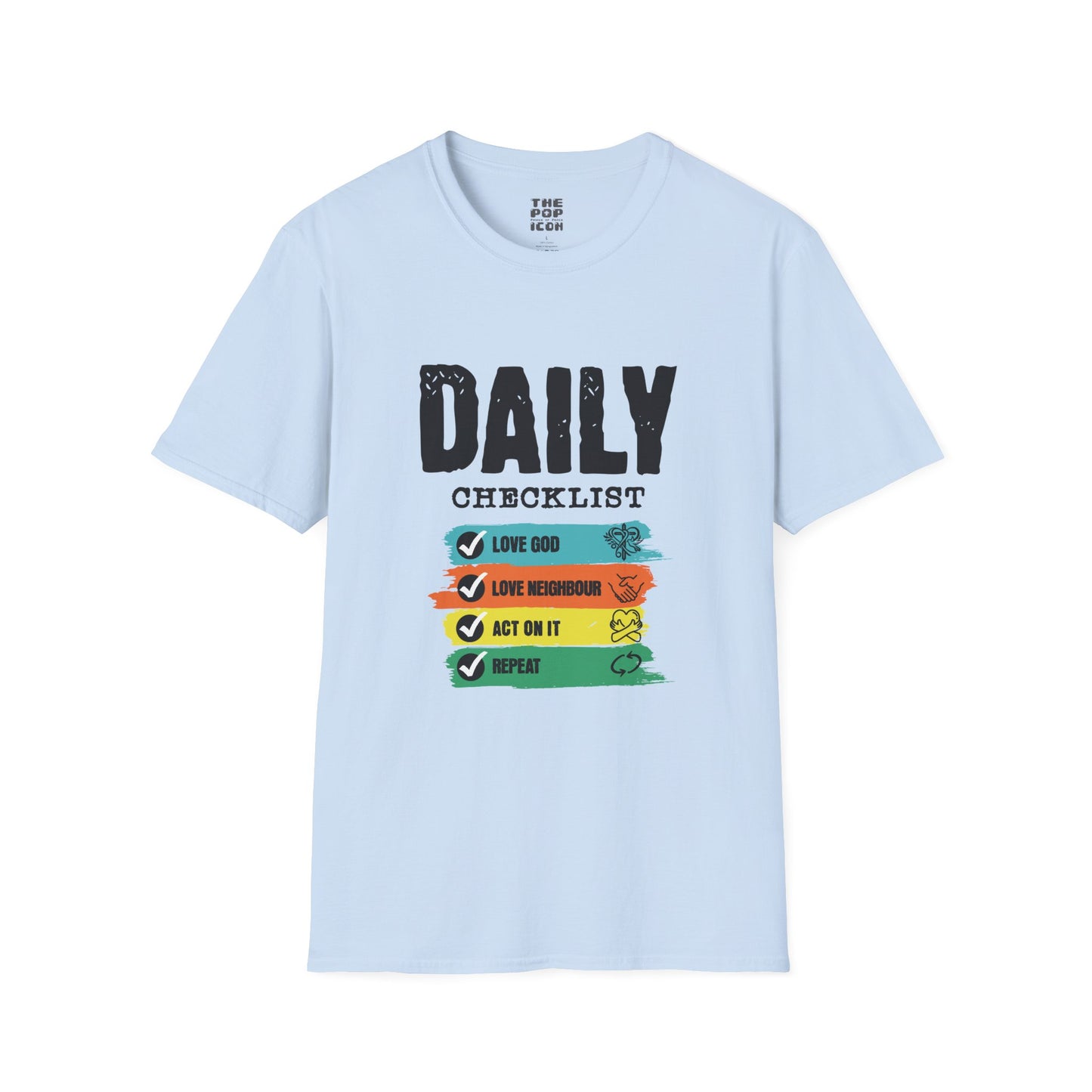 Daily Checklist - Adult Unisex T-Shirt