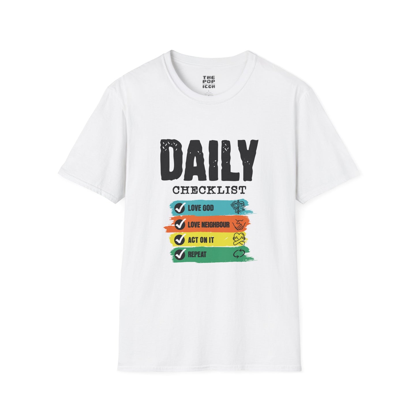 Daily Checklist - Adult Unisex T-Shirt