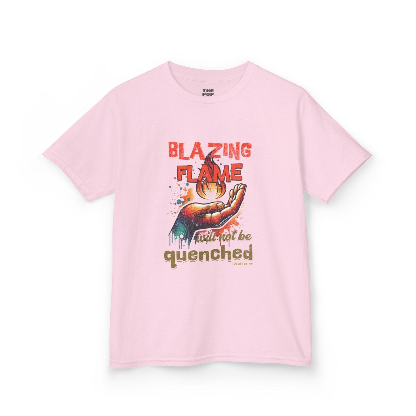 Blazing Flame Will Not Be Quenched - Kids Unisex T-Shirt