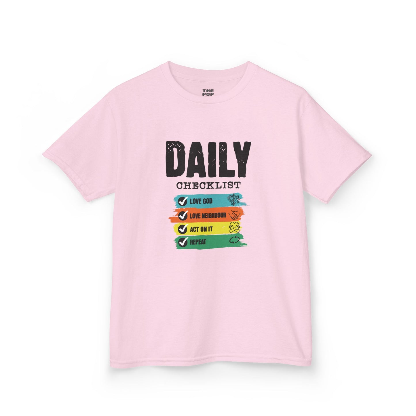 Daily Checklist - Kids Unisex T-Shirt