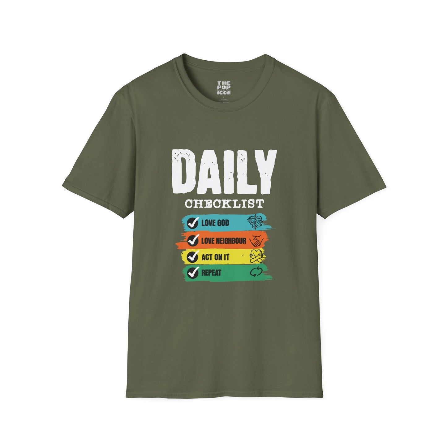 Daily Checklist - Adult Unisex T-Shirt