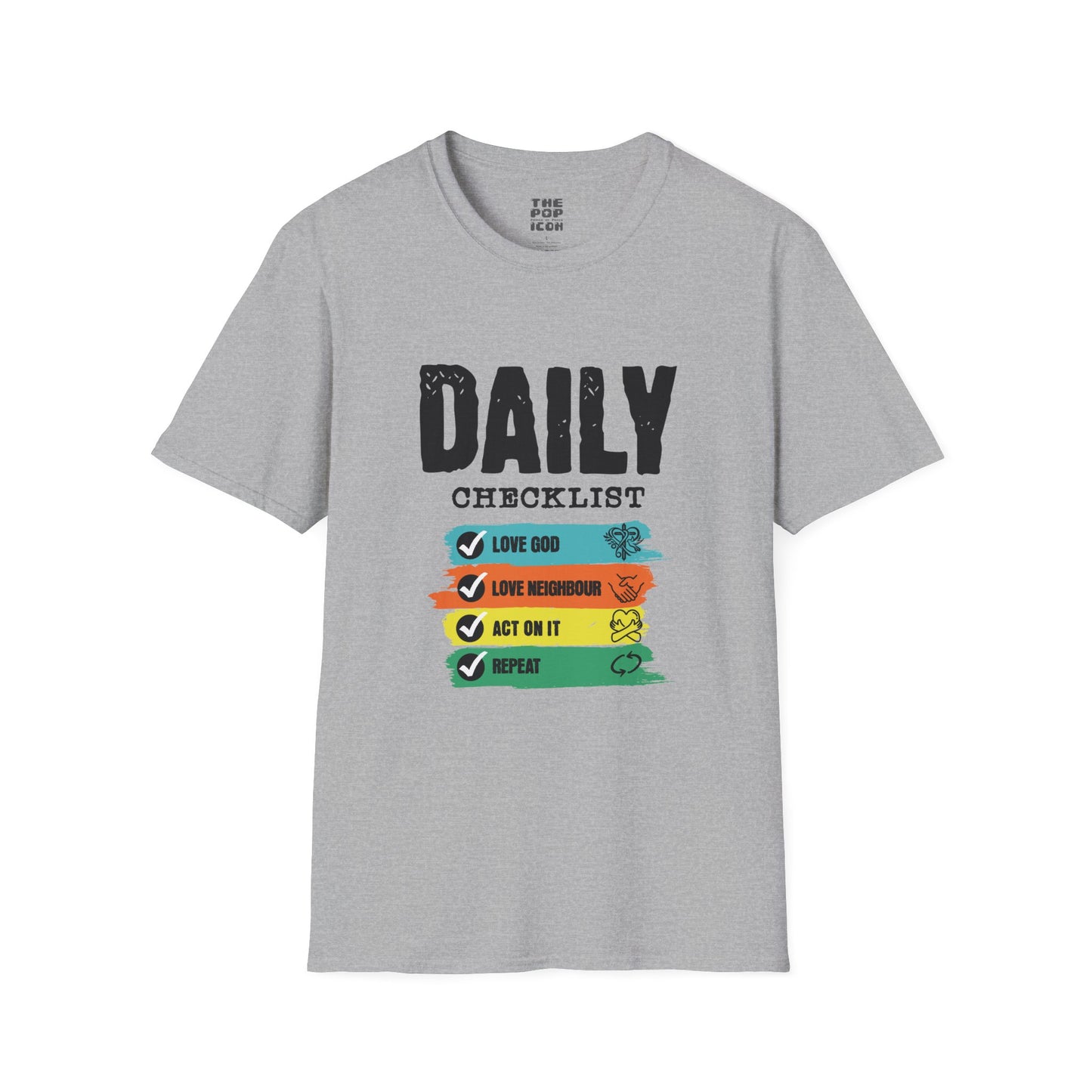Daily Checklist - Adult Unisex T-Shirt