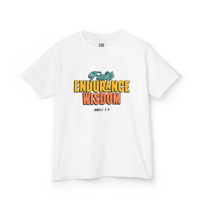 Faith Endurance Wisdom - Kids Unisex T-Shirt