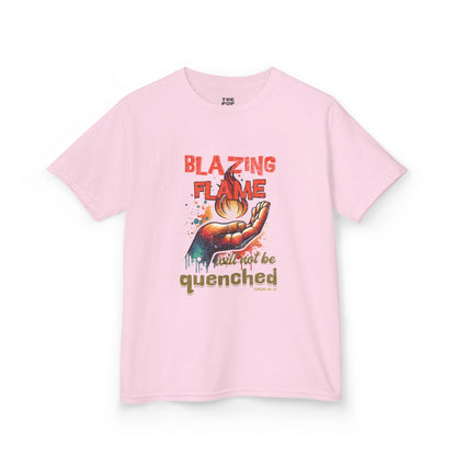 Blazing Flame Will Not Be Quenched - Kids Unisex T-Shirt
