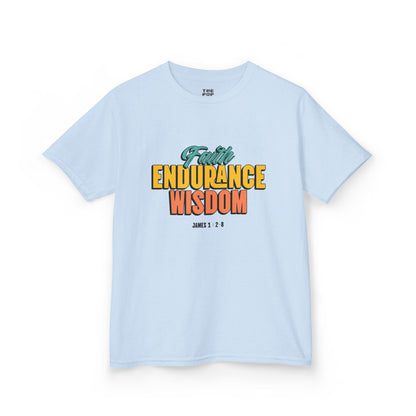 Faith Endurance Wisdom - Kids Unisex T-Shirt