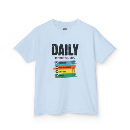 Daily Checklist - Kids Unisex T-Shirt