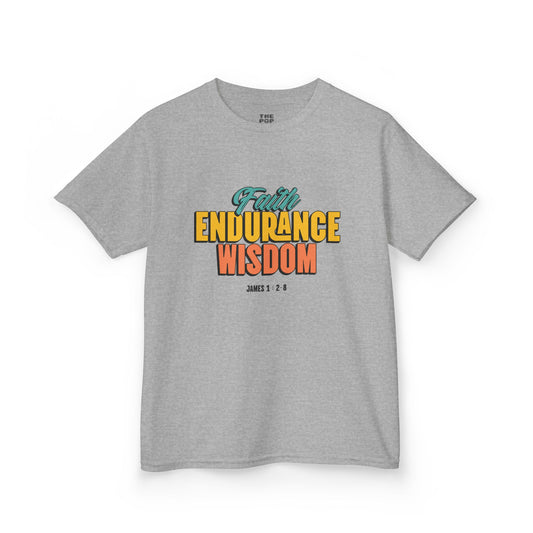 Faith Endurance Wisdom - Kids Unisex T-Shirt
